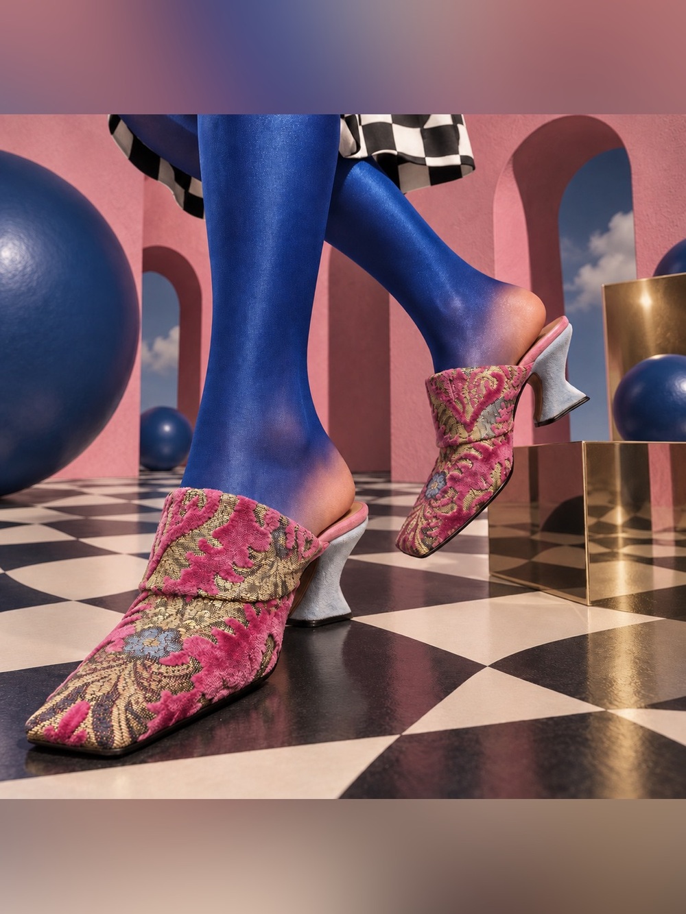 John Fluevog Baroque Mule| Size 6